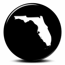 Florida Sunshine State Icon Round