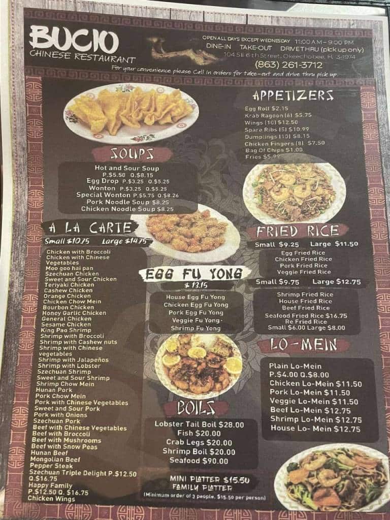 Bucio Chinese Florida